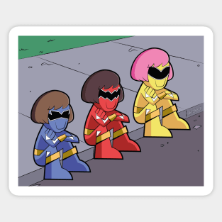 abaranger meme Sticker